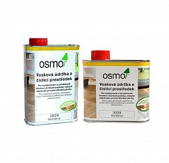 OSMO - Vosková údržba a čistící prostřed + Vosková údržba ve spreji