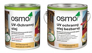 OSMO - UV ochranný olej bezbarvý 410 a 420 Extra